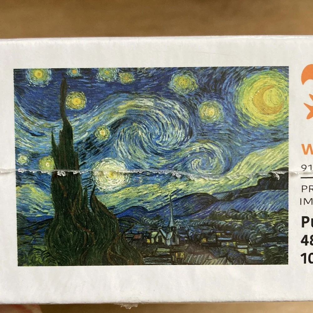 Jigsaw Puzzle 1000 Piece New Eurographics Vincent Van Gogh The Starry Ni…